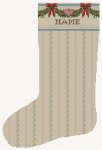 (image for) Victorian Garland Cuff Stocking